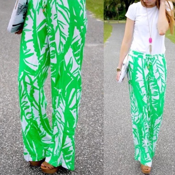 Lilly Pulitzer Pants - Lilly Pulitzer boom boom palazzo Pants XS